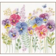 Pansies and Grasses - Aida